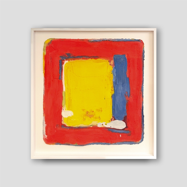 BOGART Bram - Geel en blauw in rood
